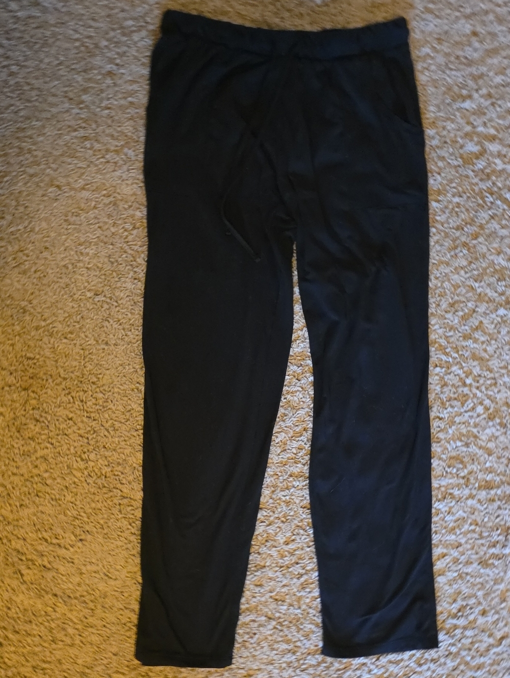 Lucky Brand Black Women's Drawstring Pajama Pants